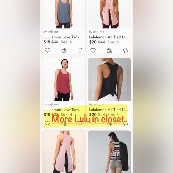 Lululemon Love Tank *Pleated Heathered Code Blue - Picture 10 of 10